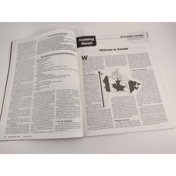 Monitoring Times Magazine Listening In On Middle East Sept 2001 Shortwave Radio - Picture 4 of 6